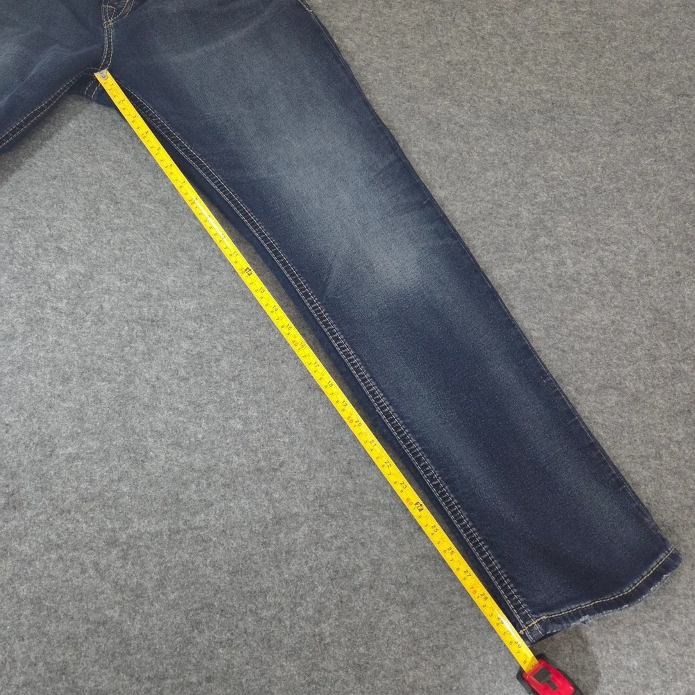 Silver Jeans Co Grayson Jeans Mens 33x32 Dark Wash Straight Leg Stretch Denim